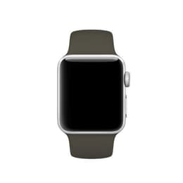 Apple Watch (Series 5) 2019 GPS 44 mm - Aluminium Argent - Bracelet sport Gris