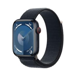 Apple Watch Series 9 (2023) GPS + Cellular 45 mm - Aluminium Minuit - Boucle sport Blue