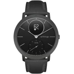 Montre Withings Cardio GPS Steel HR Sapphire 40mm - Boîtier Noir - Cadran Noir