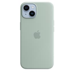 Coque en silicone Apple iPhone 14 Plus - Magsafe - Silicone Vert