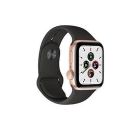 Apple Watch Series SE 1 (2020) GPS 44 mm - Aluminium Gold - Bracelet sport Black