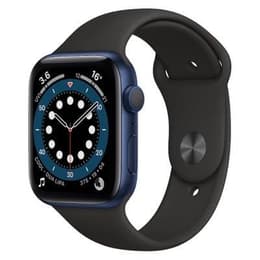 Apple Watch Series 6 (2020) GPS 44 mm - Aluminium Blue - Bracelet sport Black