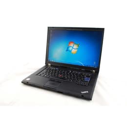 Lenovo ThinkPad T500 15" Core 2 Duo 2.4 GHz - HDD 160 Go - 4 Go AZERTY - Français