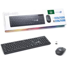 Clavier Simpletek QWERTY Arabe Sans-fil M&K ARABO ARABIC Kit Mouse and Keyboard