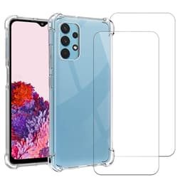 Coque Galaxy A53 et 2 écrans de protection - TPU - Transparent