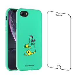 Coque Back Market iPhone 7/8 et écran de protection - Plastique recyclé - Vert