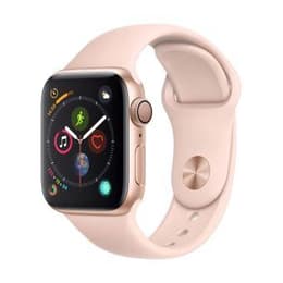 Apple Watch Series 4 (2018) GPS + Cellular 40 mm - Aluminium Gold - Bracelet sport Pink