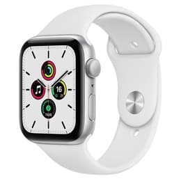 Apple Watch Series SE 1 (2020) GPS 44 mm - Aluminium Silver - Bracelet sport White